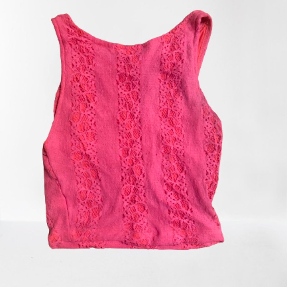 Hot Pink Crop Top